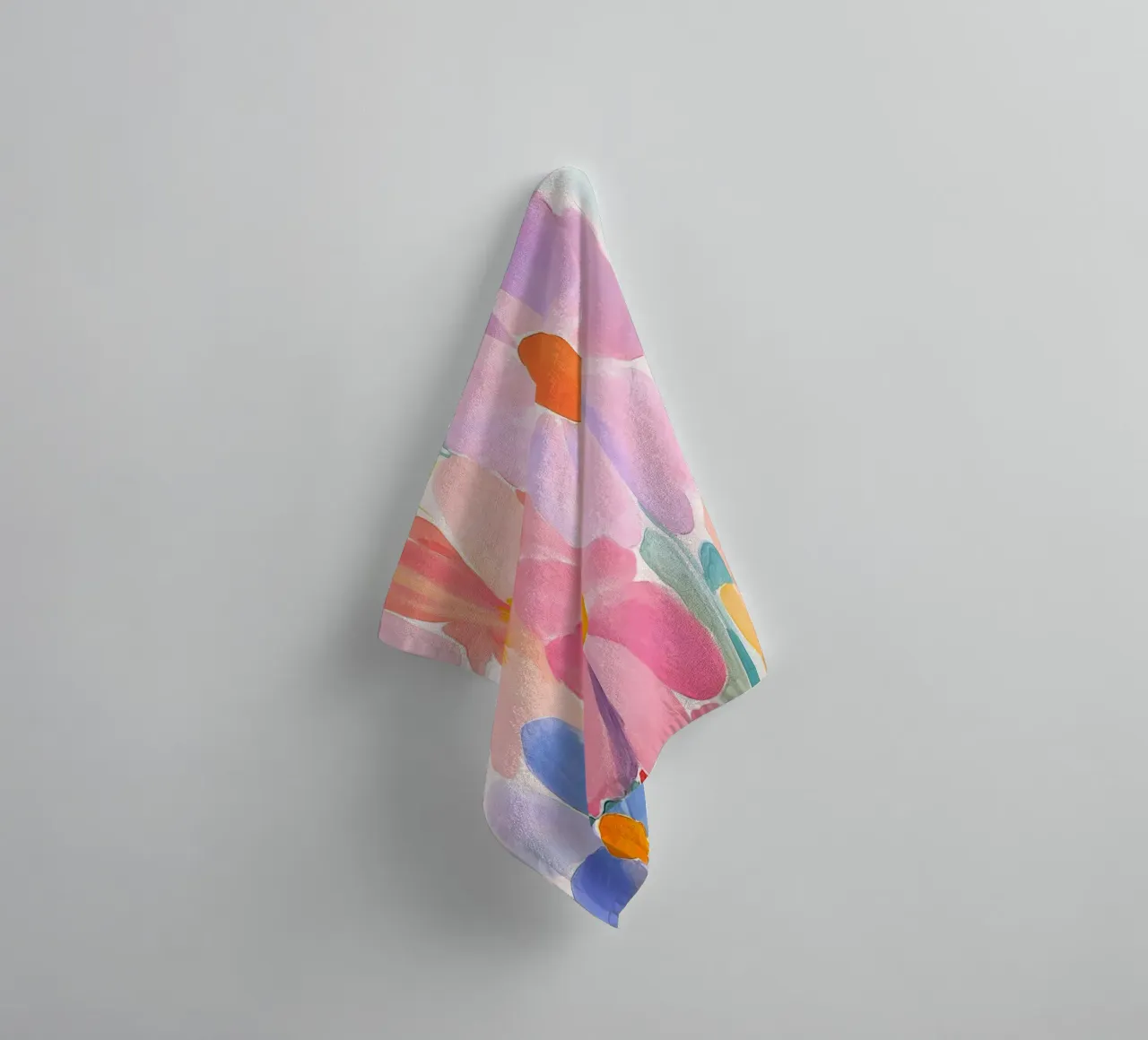 Retro Floreale Vintage Botanico Astratto Fiore Impressionismo asciugamano da bagno da Gentle Echoes Art
