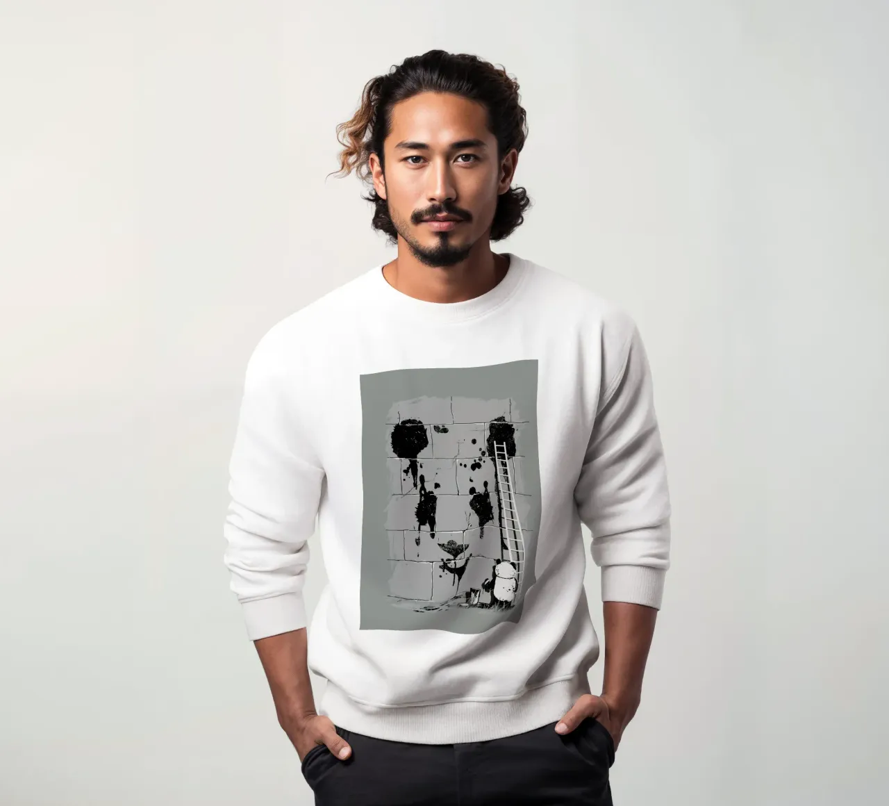 Self Portrait Sweatshirt von Nicebleed