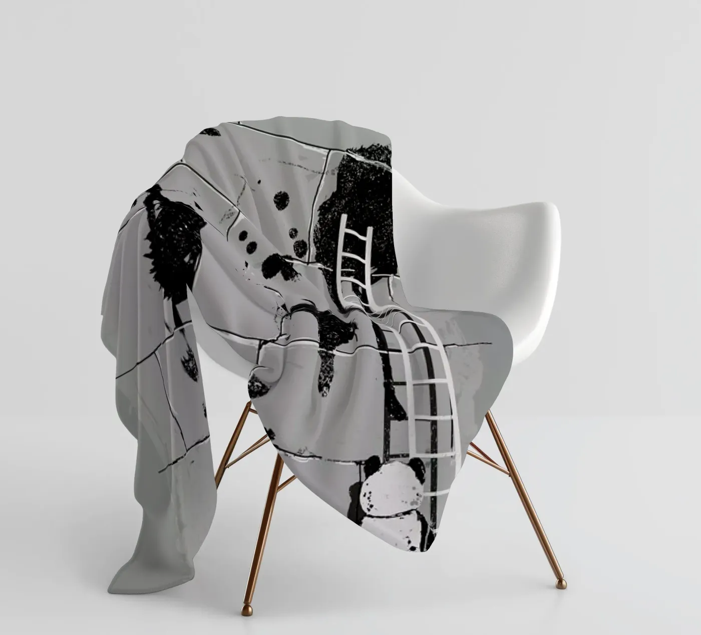 Self Portrait Fleecedecke von Nicebleed