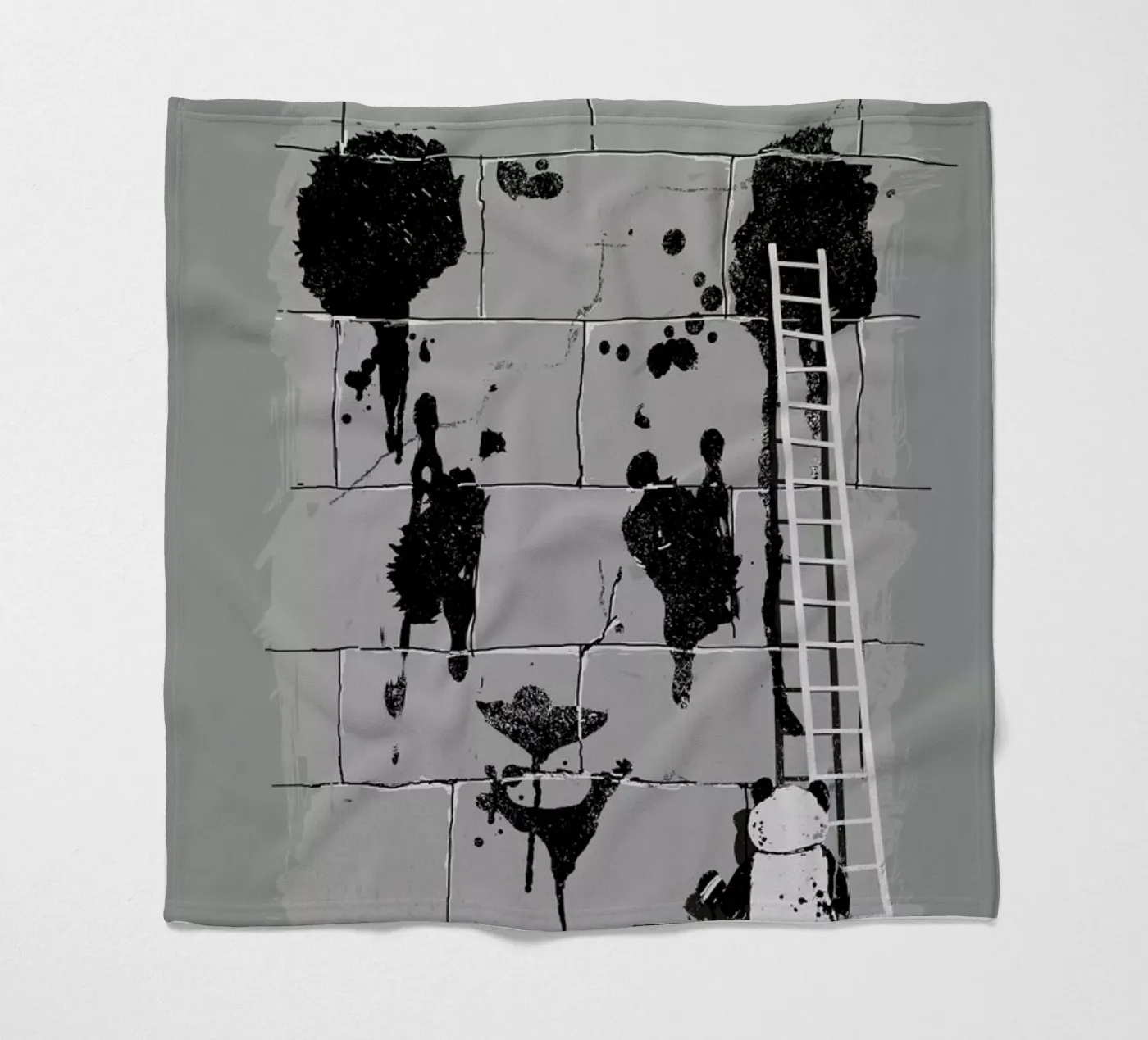 Self Portrait Fleecedecke von Nicebleed