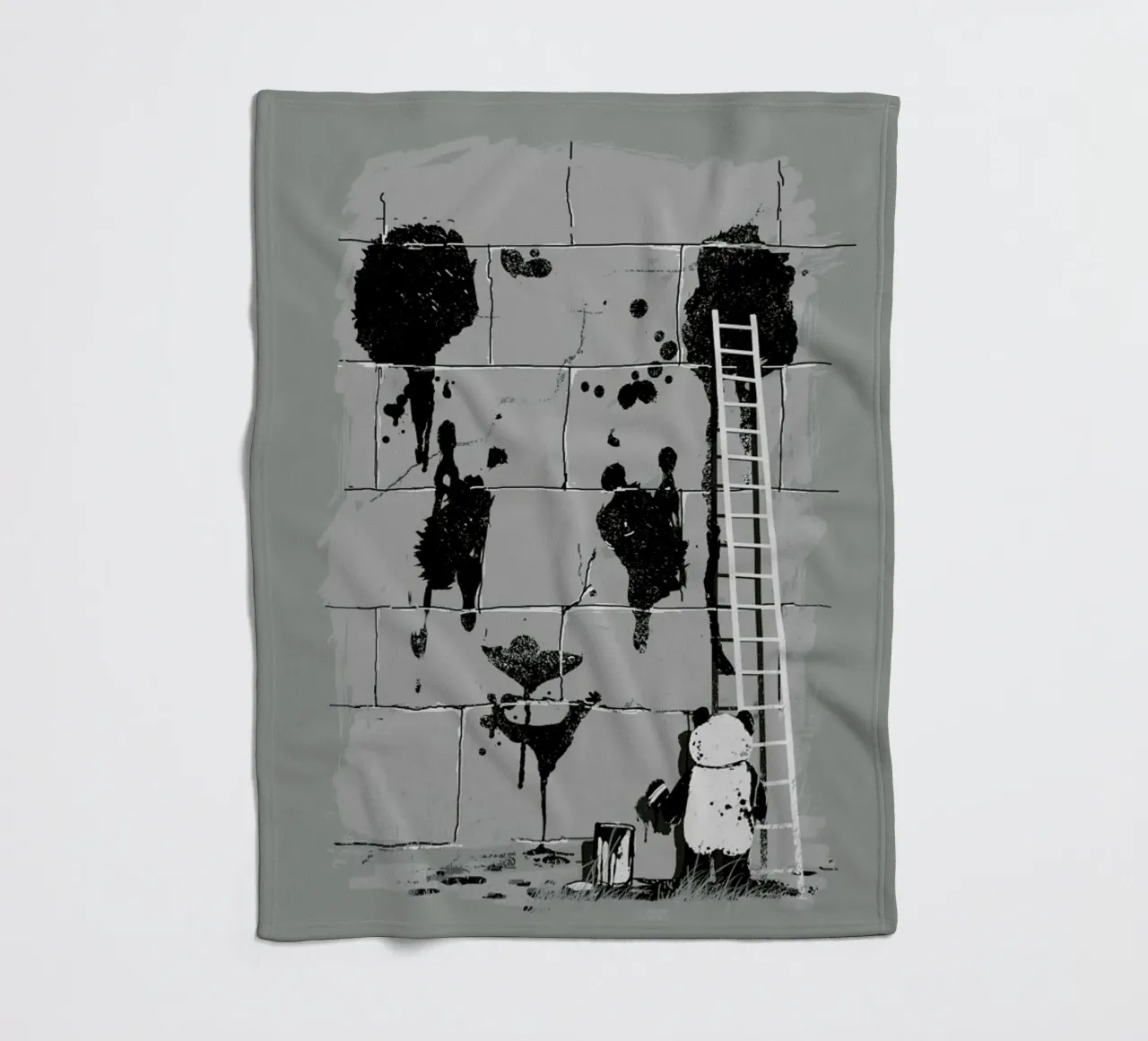 Self Portrait Fleecedecke von Nicebleed