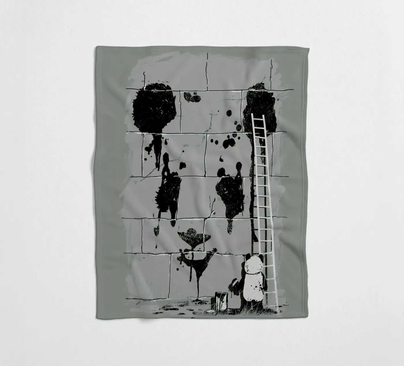 Self Portrait Fleecedecke von Nicebleed