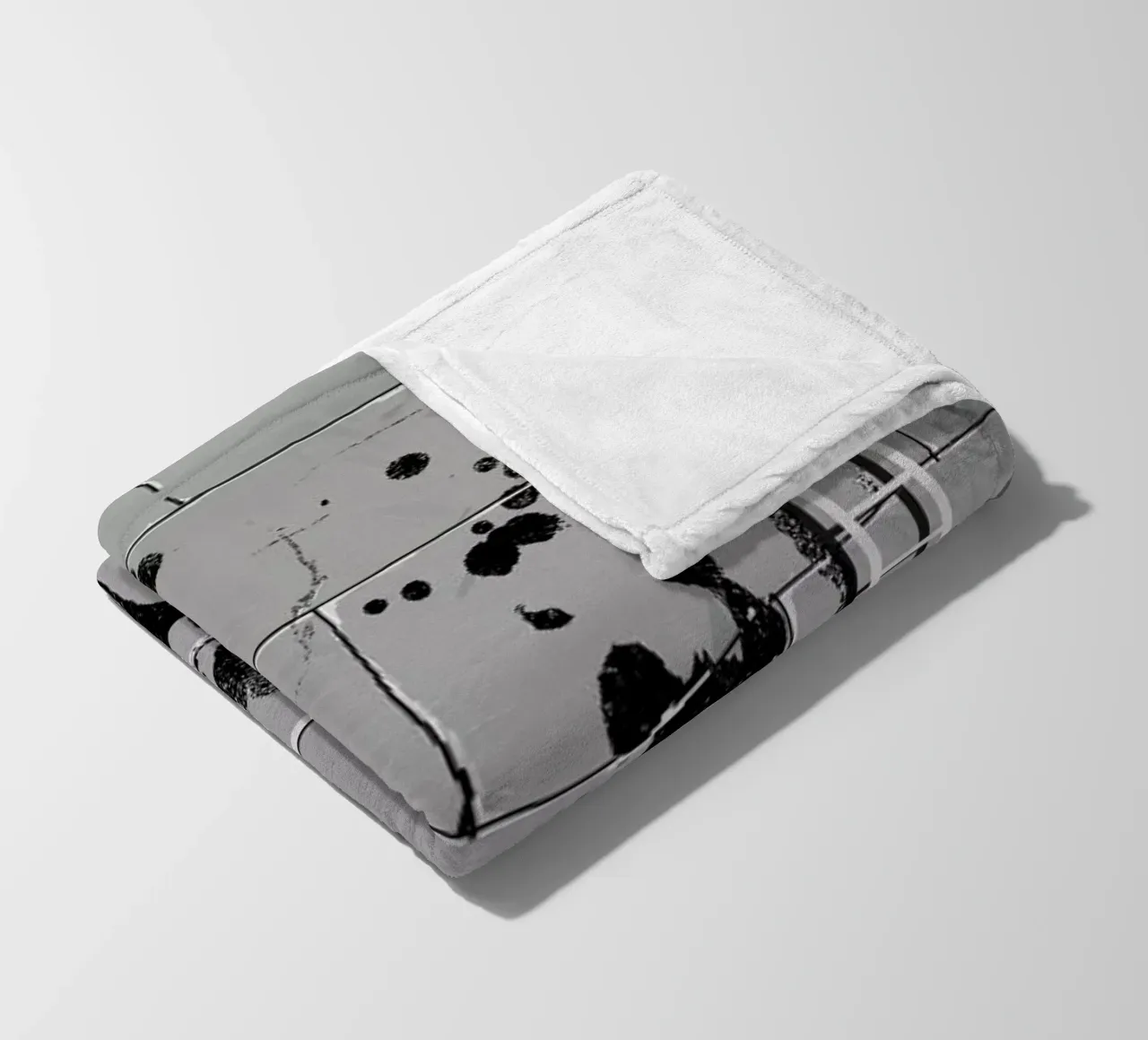 Self Portrait Fleecedecke von Nicebleed