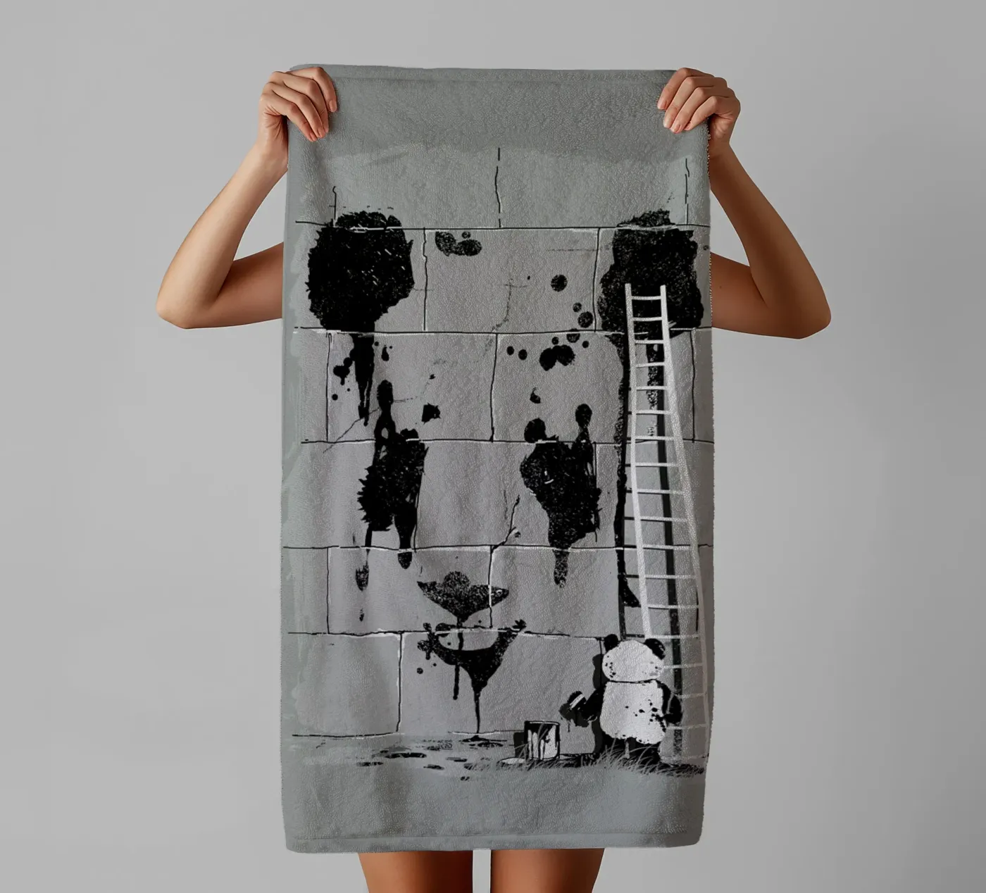 Self Portrait towel by Nicebleed