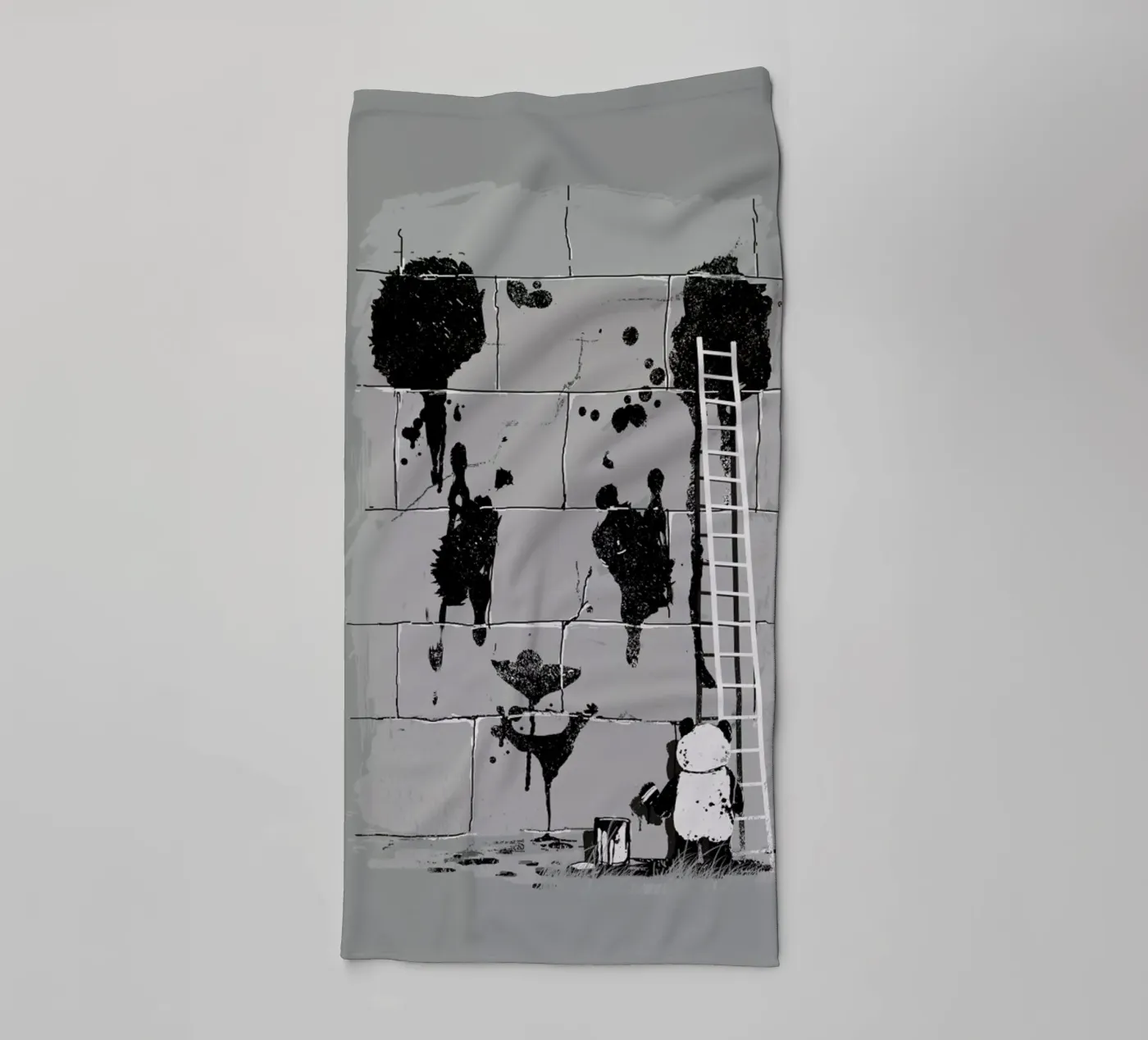 Self Portrait towel by Nicebleed