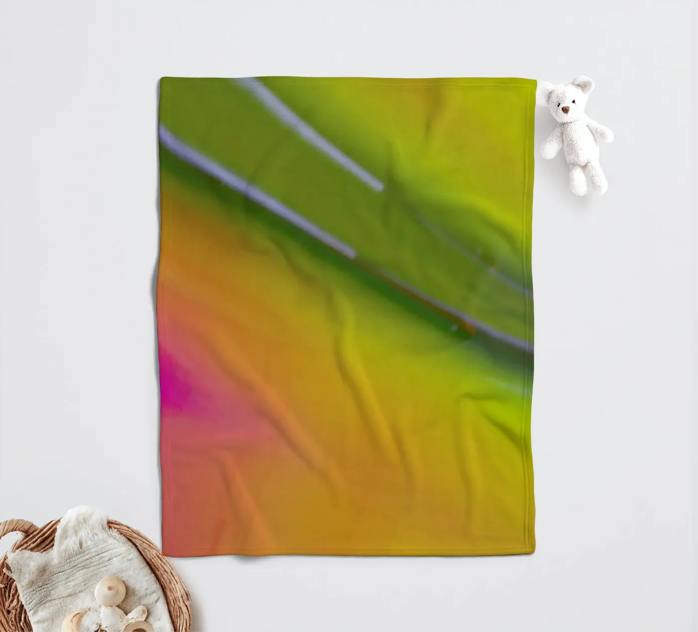 Pluto fleece blanket by Elena Veronese