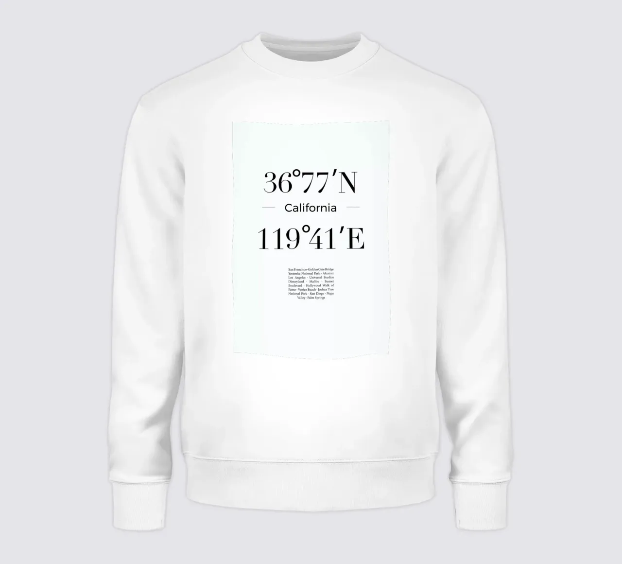 California sweatshirt by Studio One