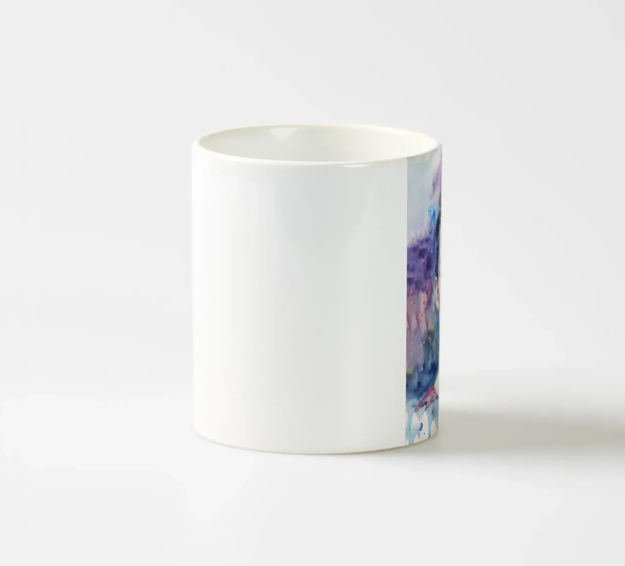Miley Cyrus in acquerello tazza in ceramica da ARTVI-SHOP