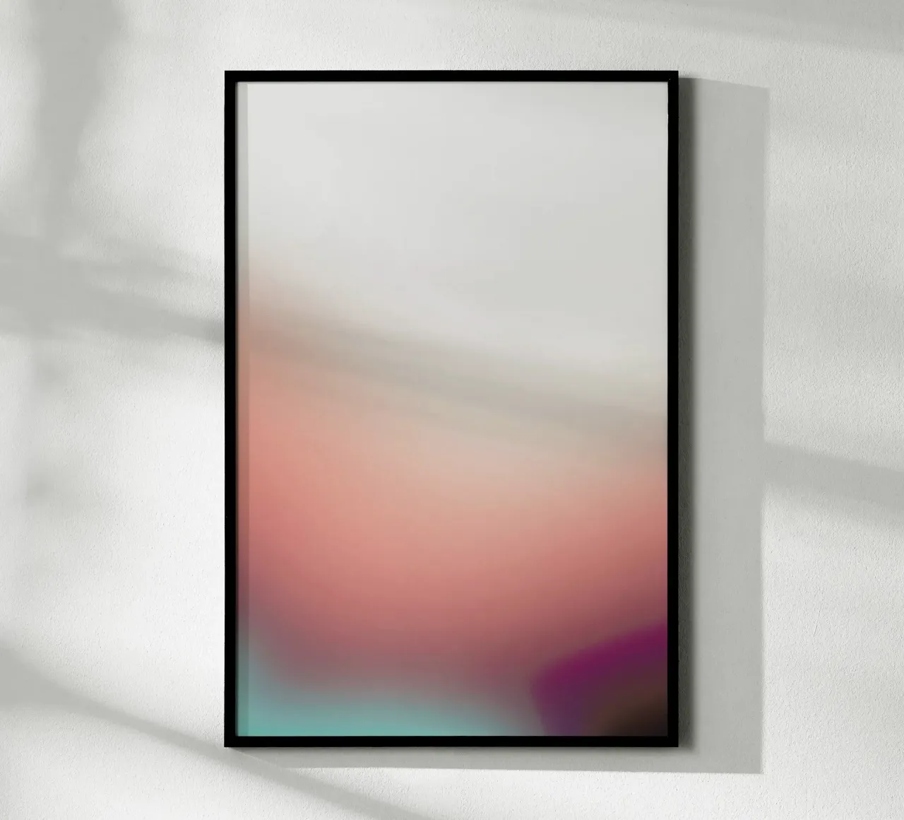 Sunrise 3 poster con telaio in legno da Sarah Bühler