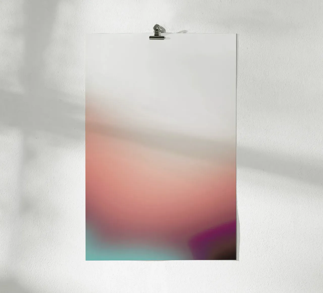Sunrise 3 poster con telaio in legno da Sarah Bühler