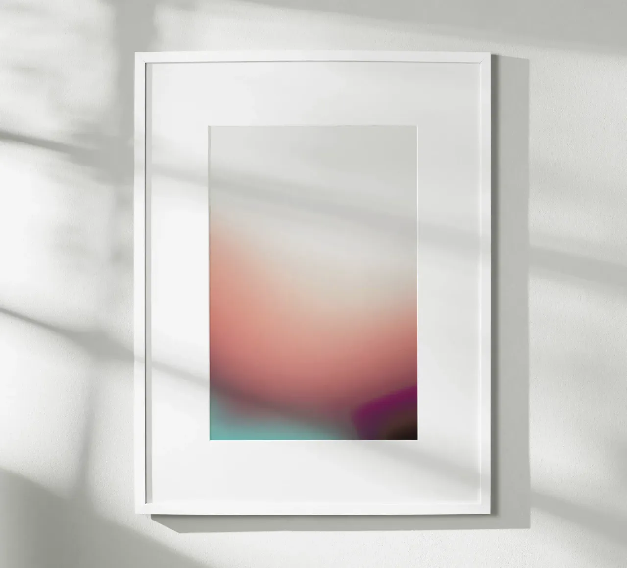 Sunrise 3 poster con telaio in legno da Sarah Bühler