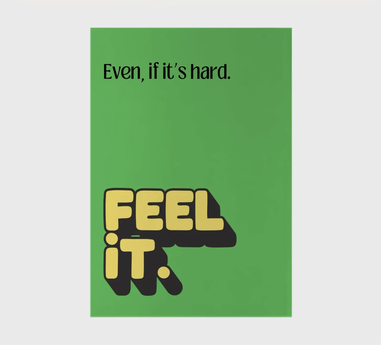 feel it notebook by Ambition Wall