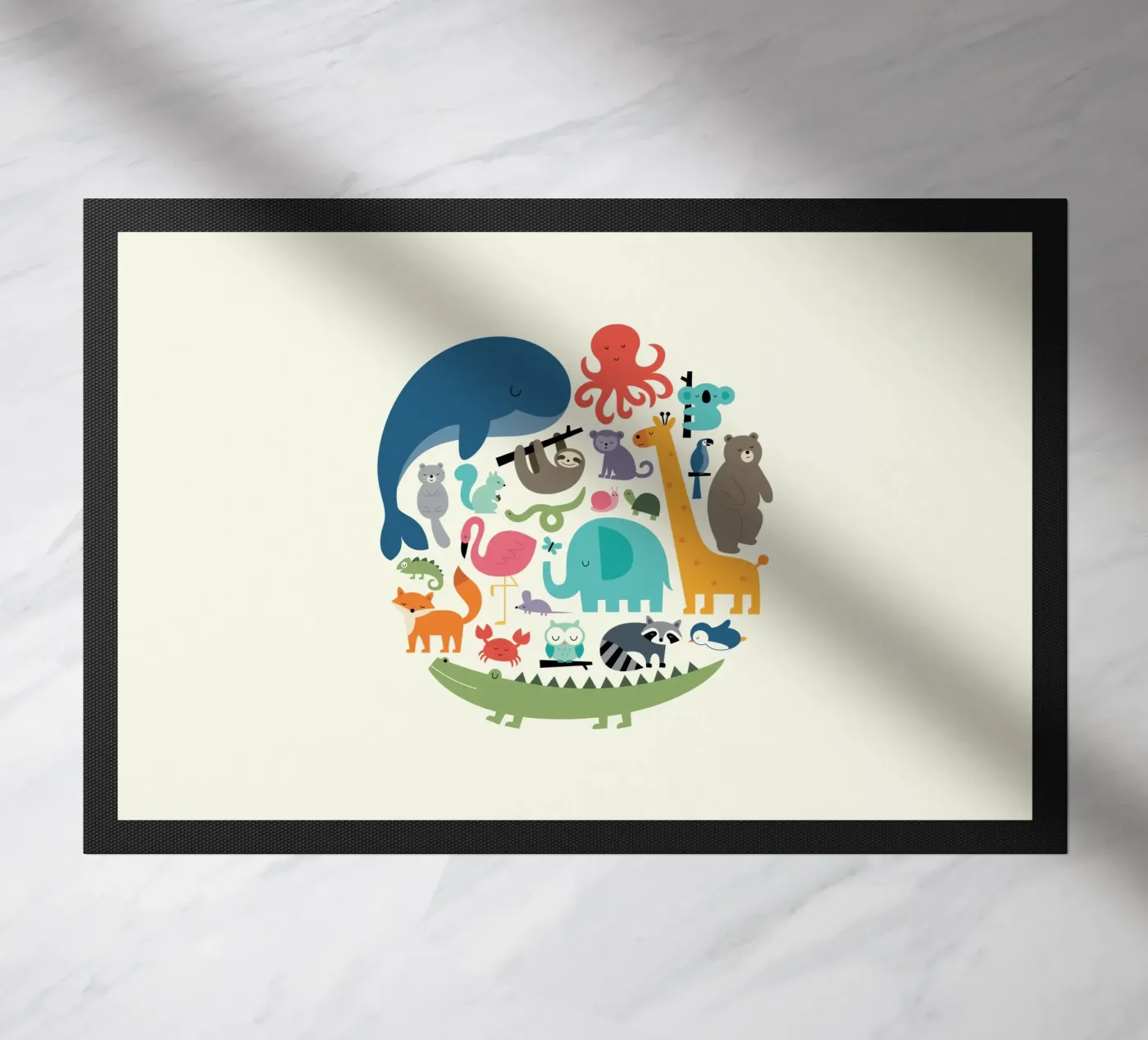 Wir sind eins Fußmatte von Andy Westface