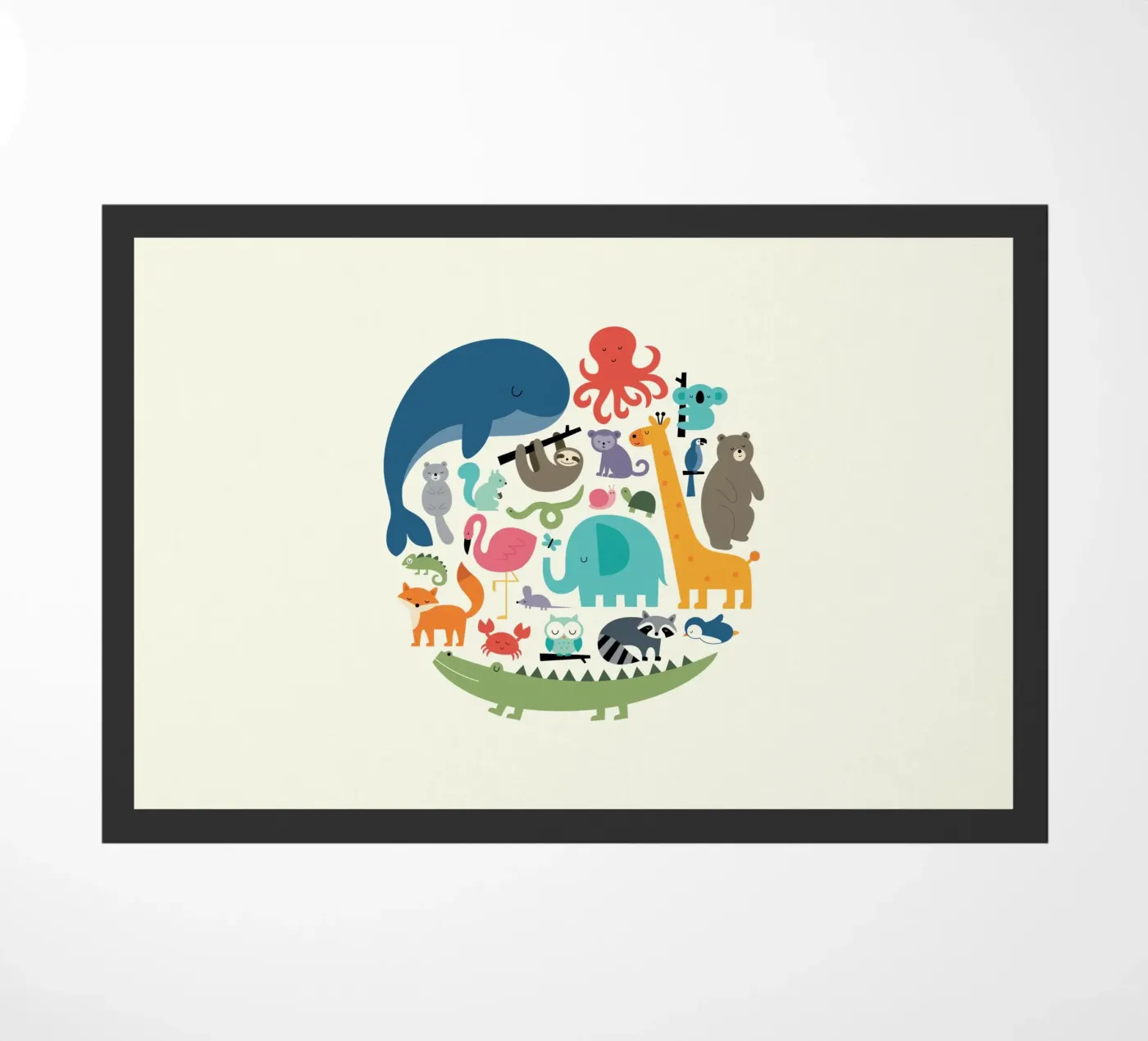 Wir sind eins Fußmatte von Andy Westface