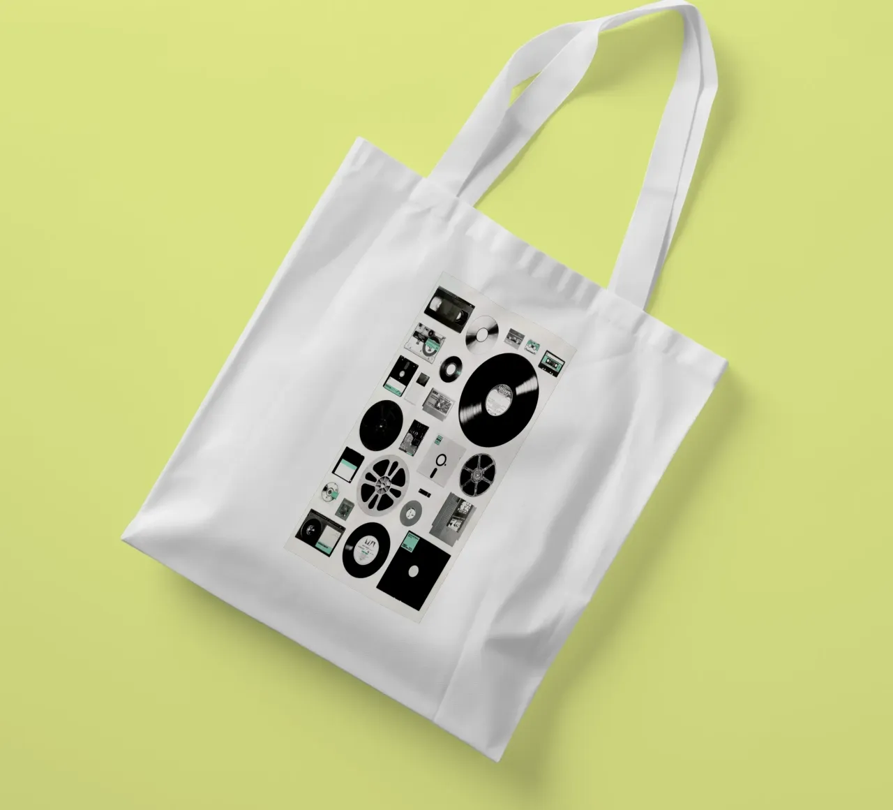 Data tote bag by Florent Bodart