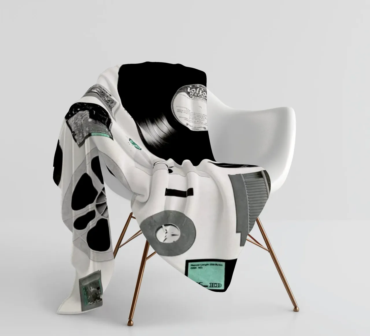 Data Fleecedecke von Florent Bodart