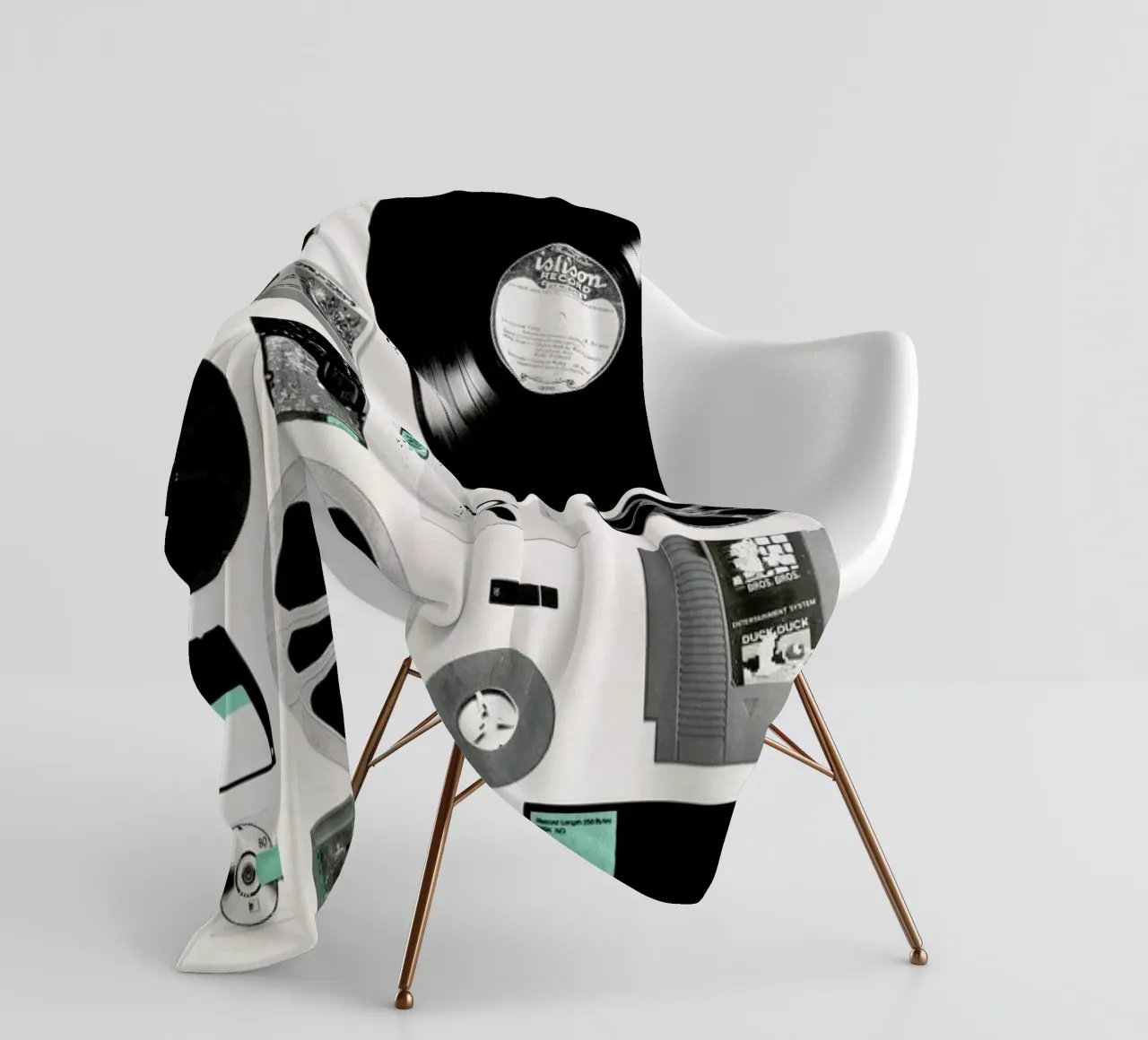 Data Fleecedecke von Florent Bodart