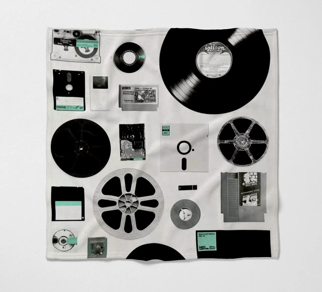 Data Fleecedecke von Florent Bodart