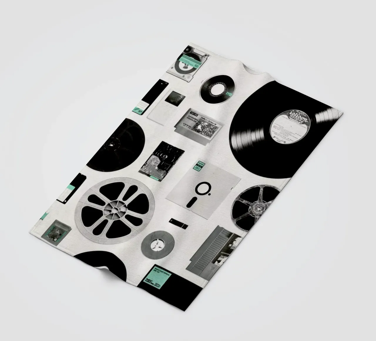 Data Fleecedecke von Florent Bodart