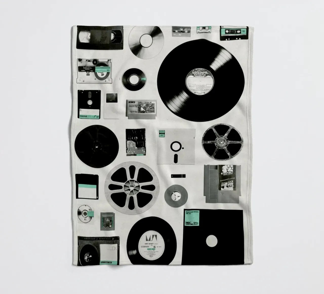 Data Fleecedecke von Florent Bodart