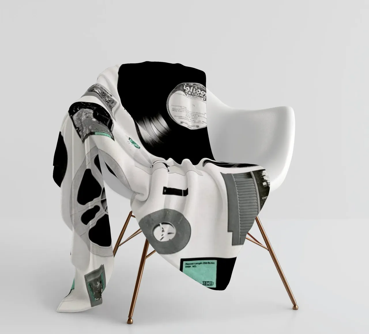 Data Fleecedecke von Florent Bodart