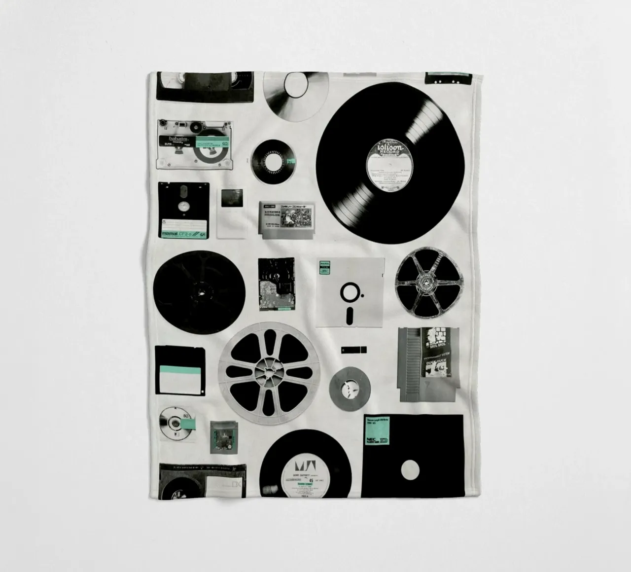 Data Fleecedecke von Florent Bodart