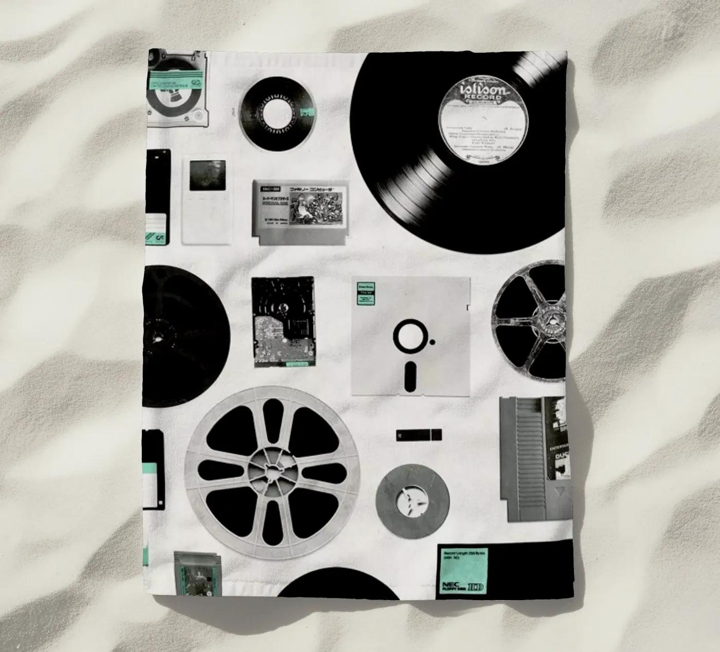 Data Strandtuch von Florent Bodart