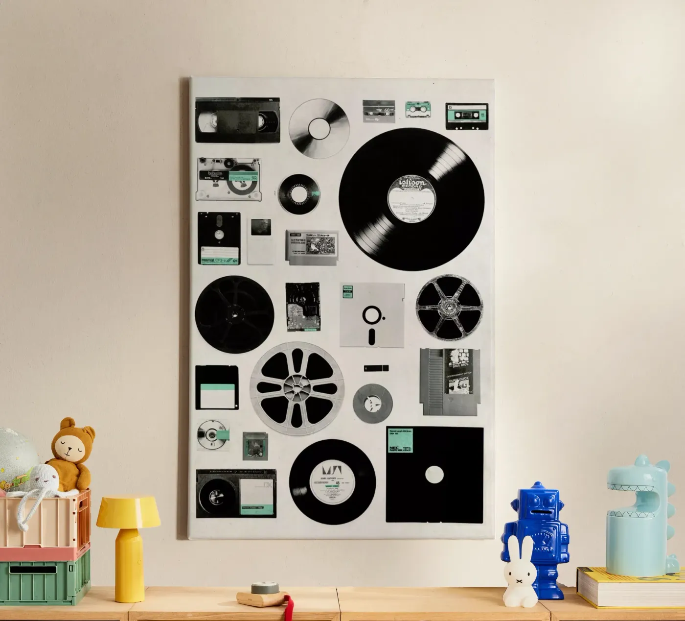 Data Leinwand von Florent Bodart