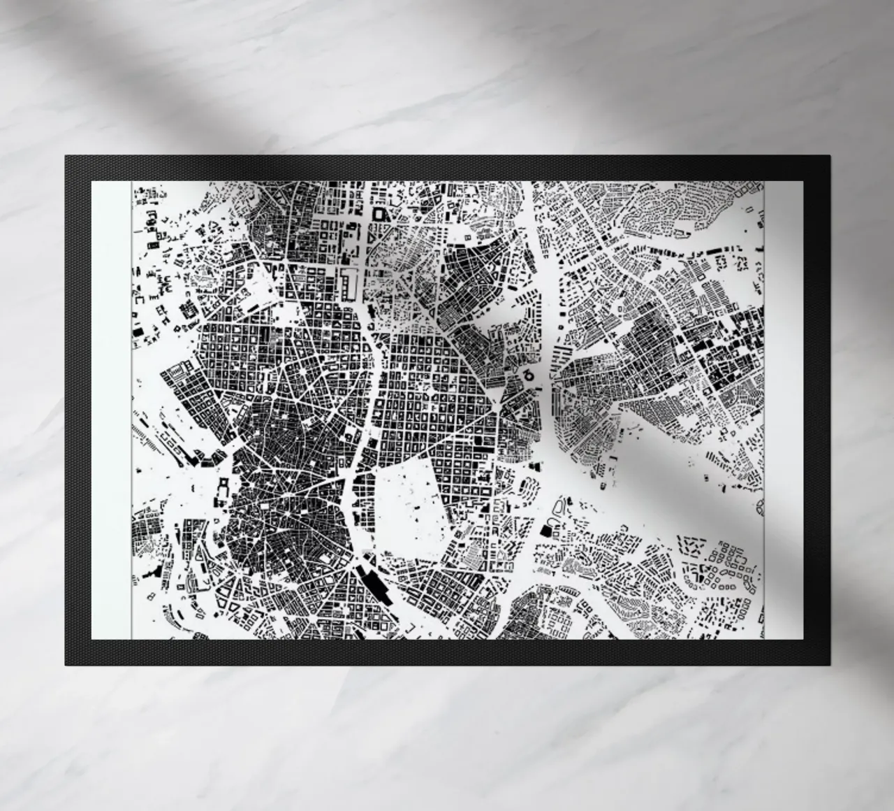 Madrid doormat by The Cartography Collection