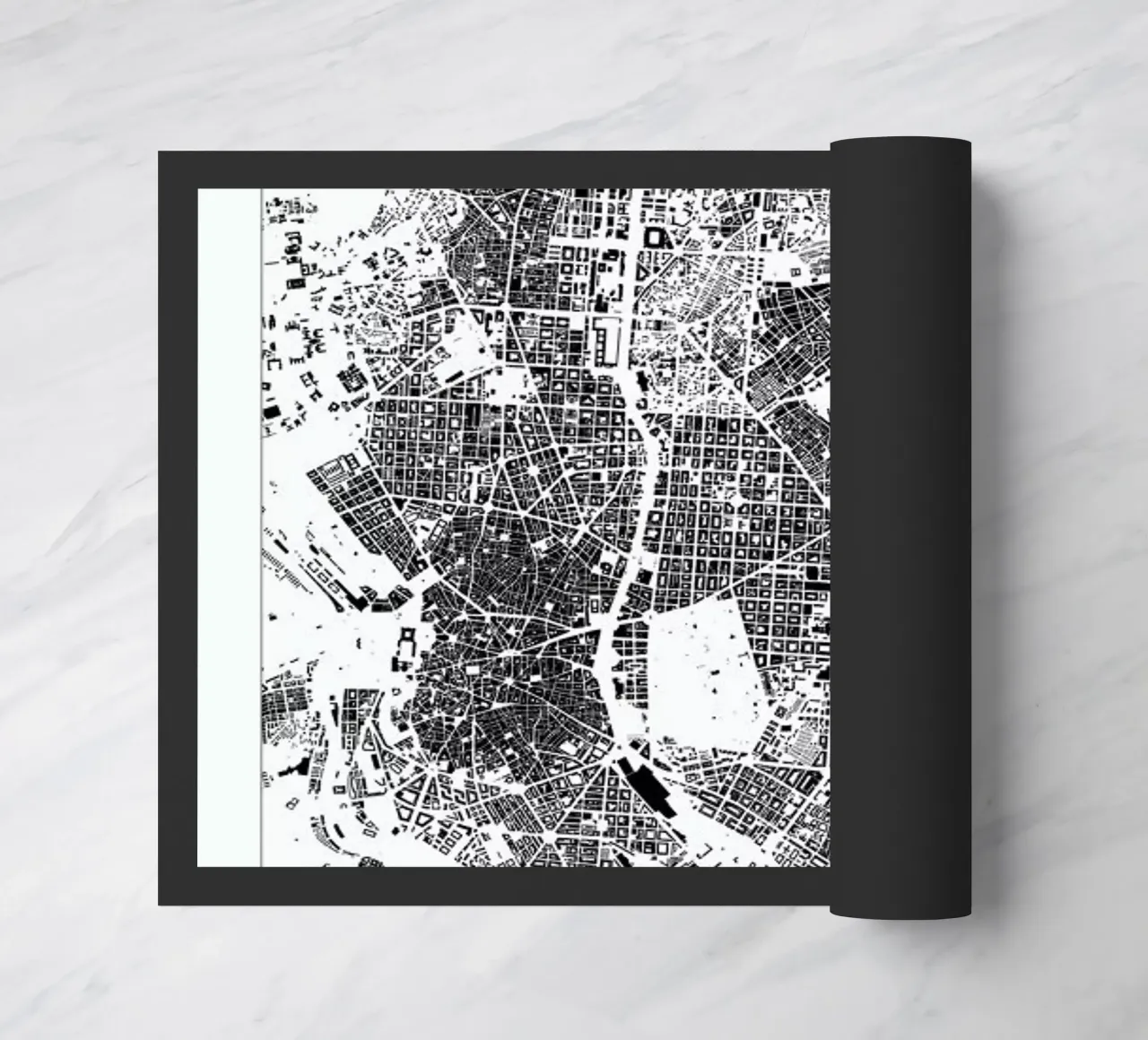 Madrid doormat by The Cartography Collection