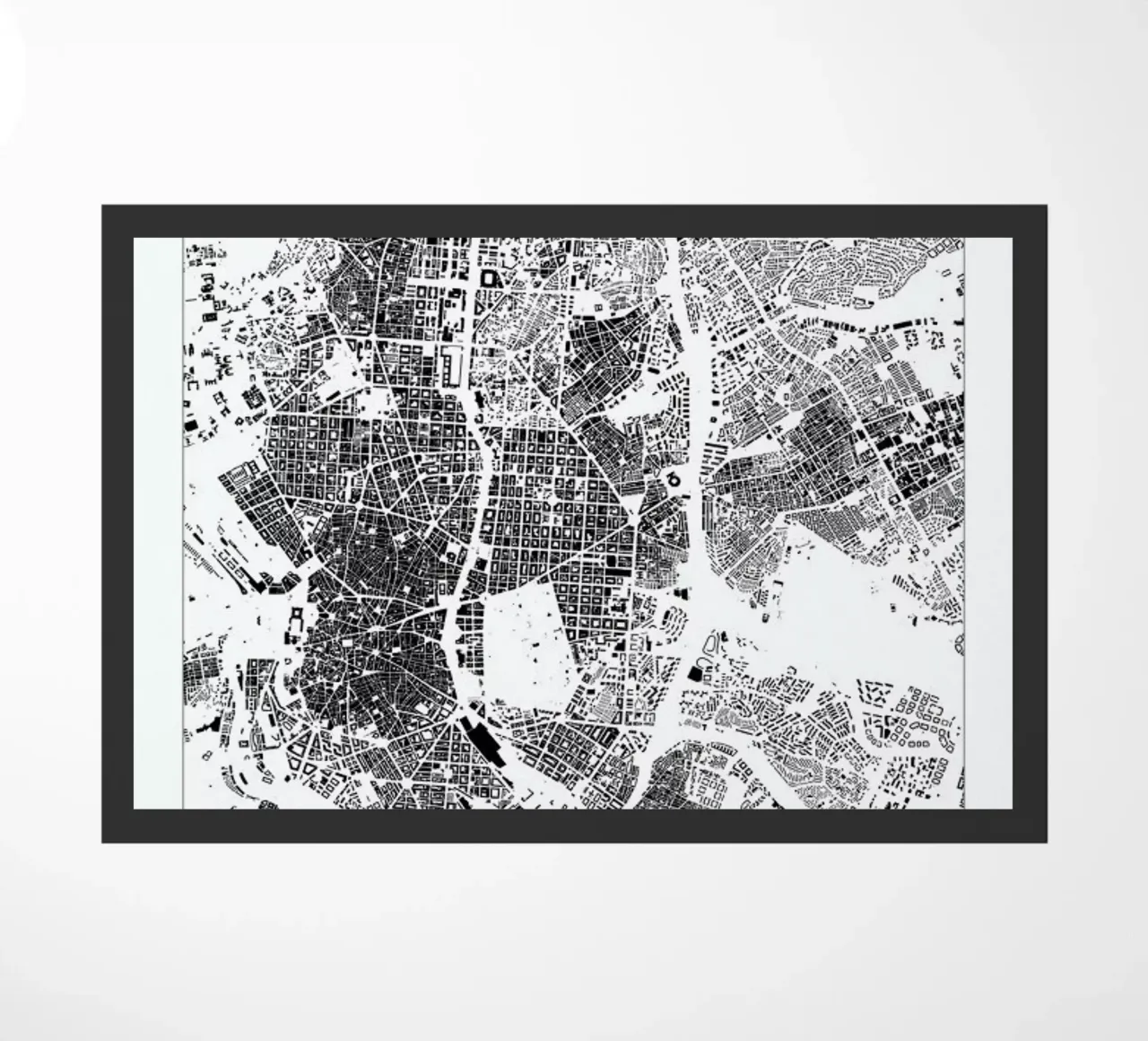 Madrid doormat by The Cartography Collection