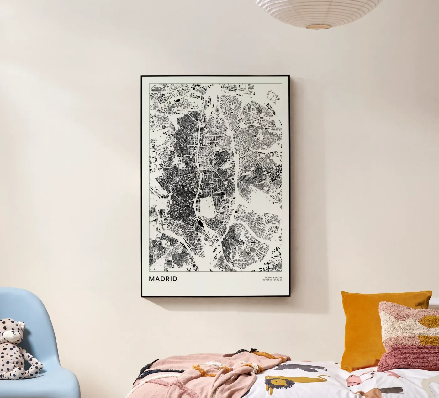 Madrid plexiglas de The Cartography Collection