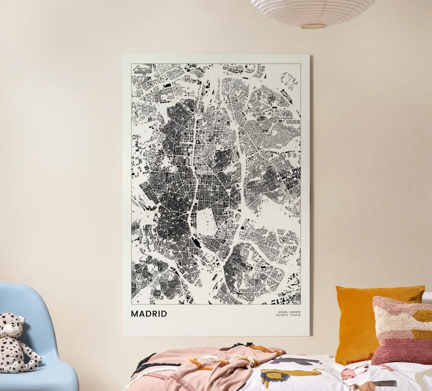 Madrid plexiglas de The Cartography Collection