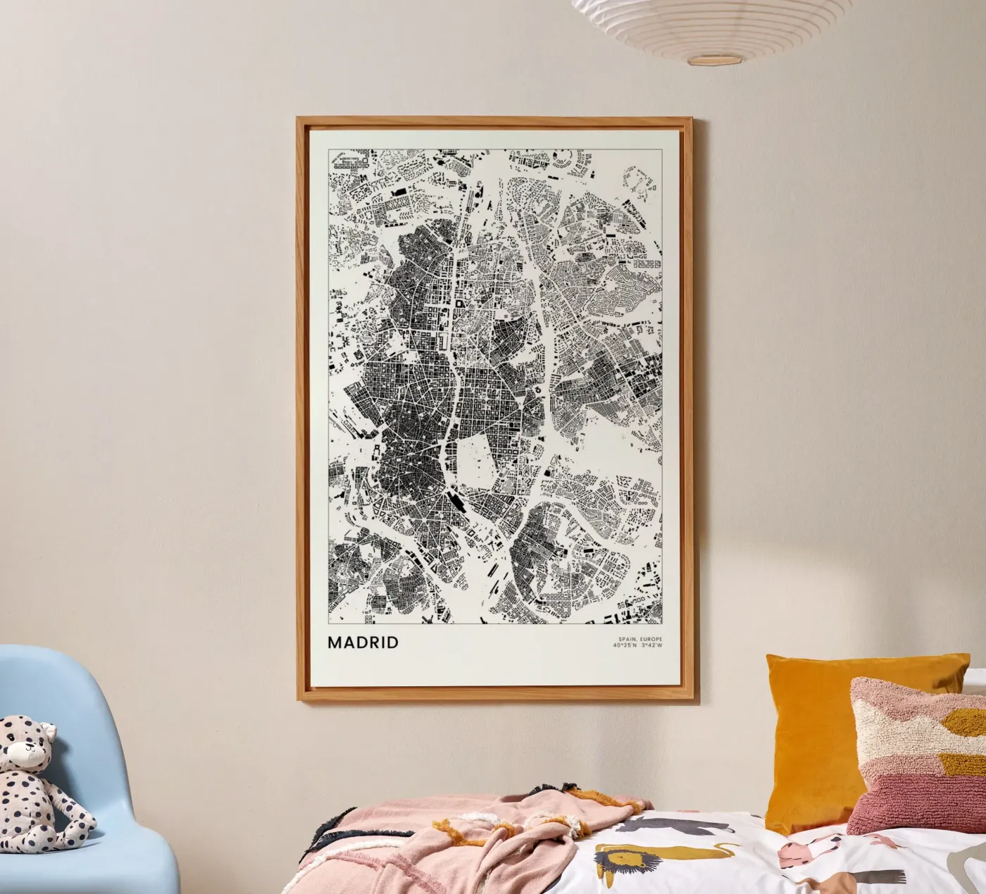 Madrid pannello forex da The Cartography Collection