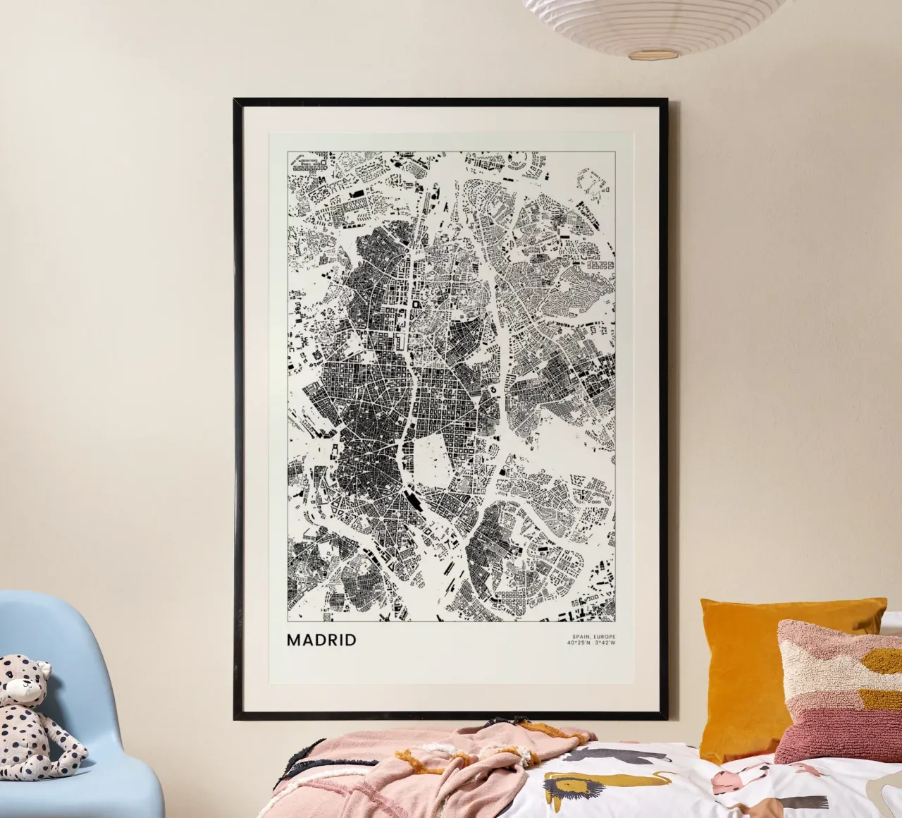 Madrid poster by The Cartography Collection