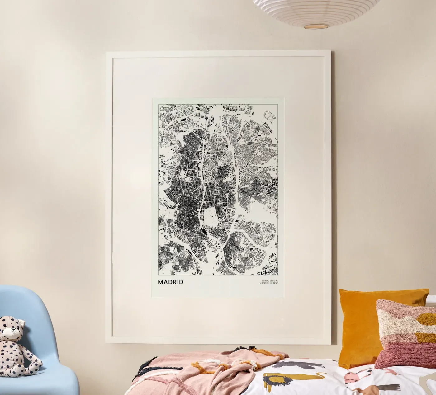 Madrid poster de The Cartography Collection