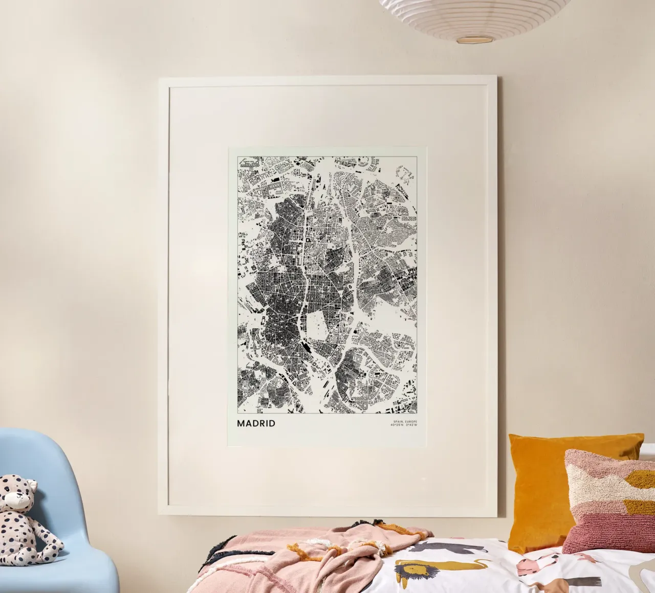 Madrid poster by The Cartography Collection