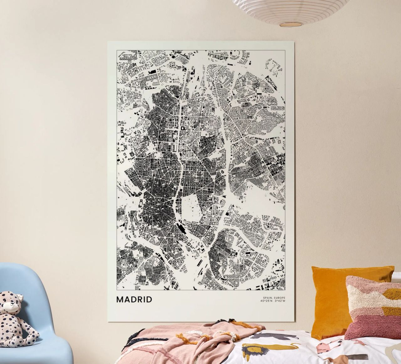 Madrid poster de The Cartography Collection