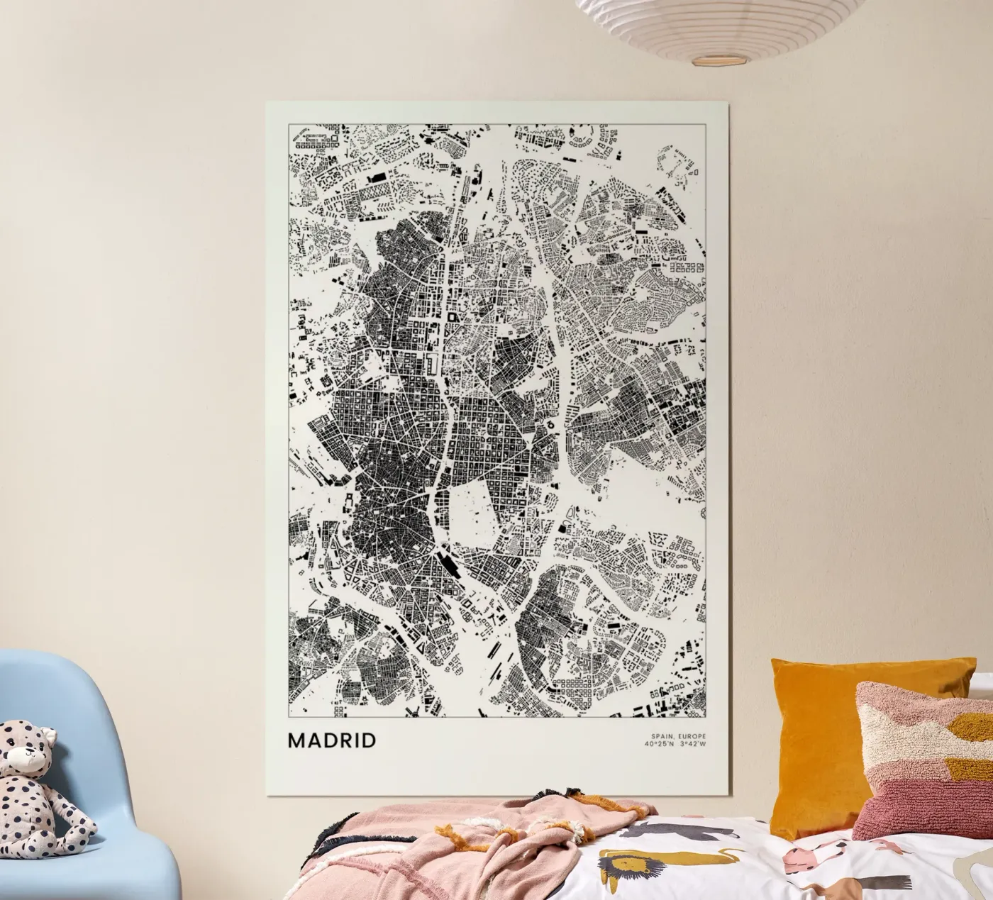 Madrid poster de The Cartography Collection