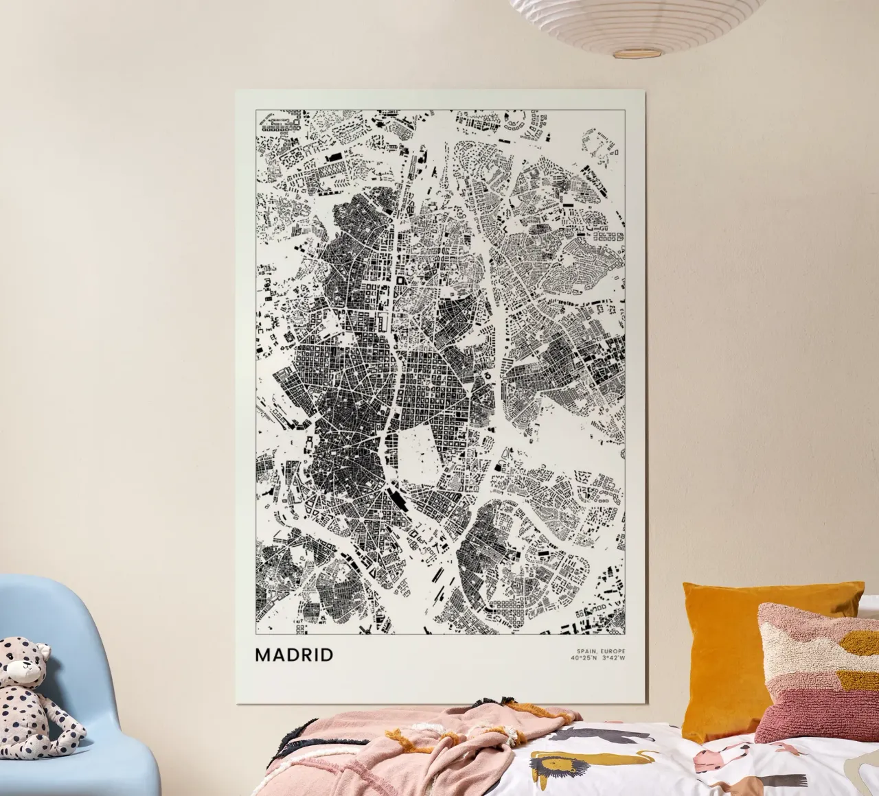 Madrid poster by The Cartography Collection