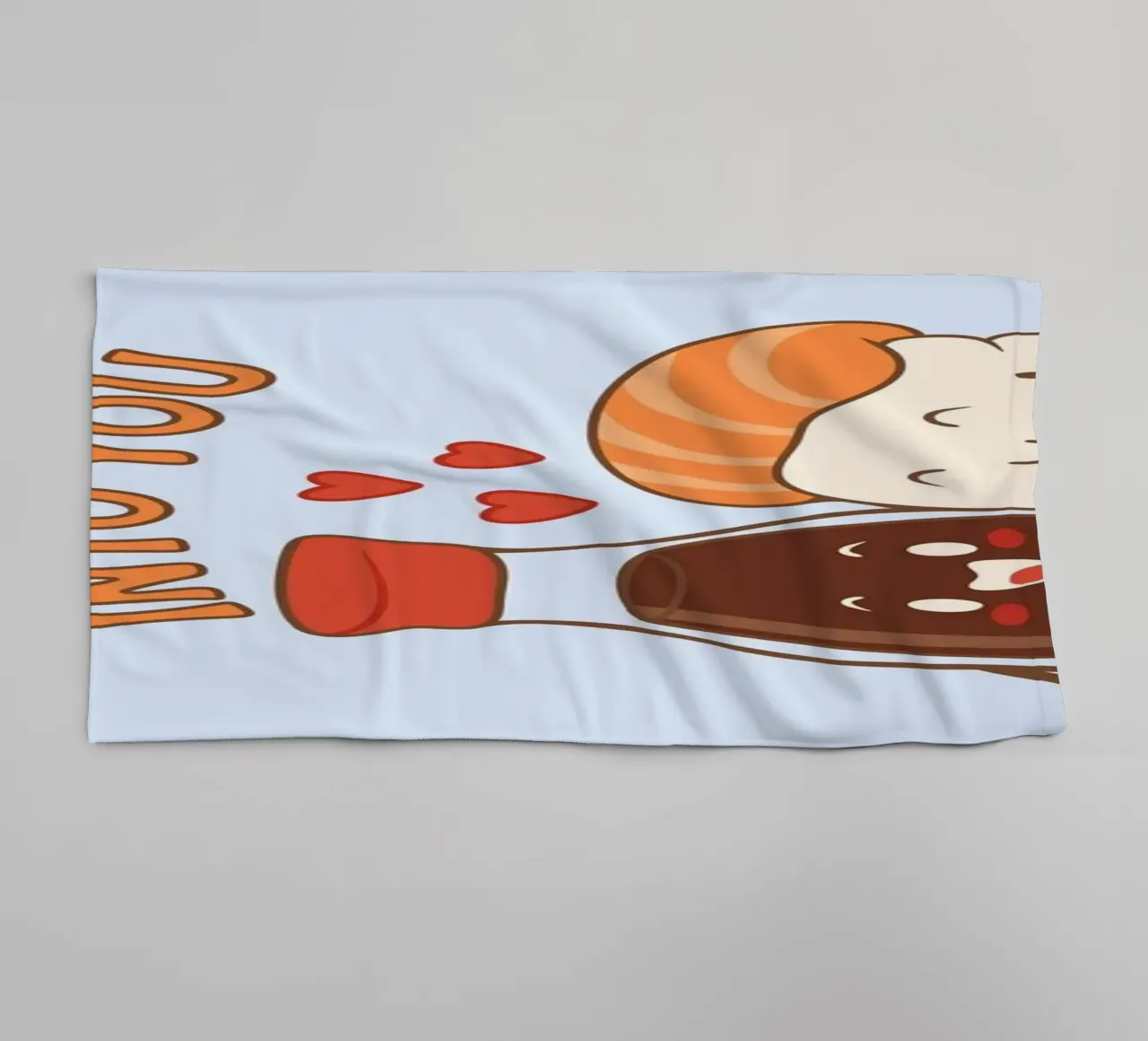 I'm Soy into you towel by Loobs