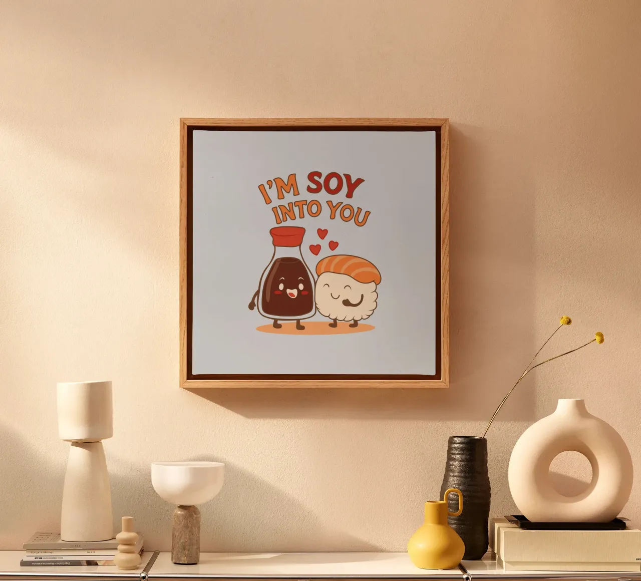 I'm Soy into you canvas by Loobs
