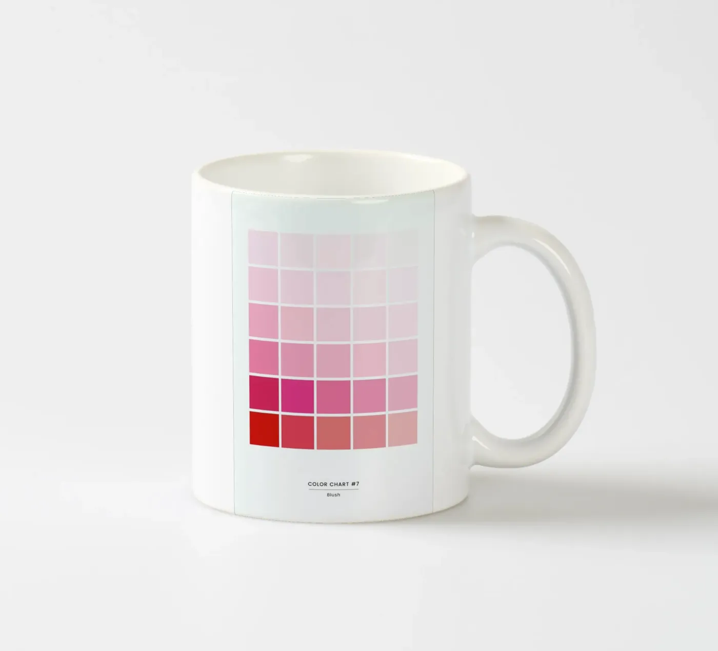 Blush ceramic mug by daylight design studio