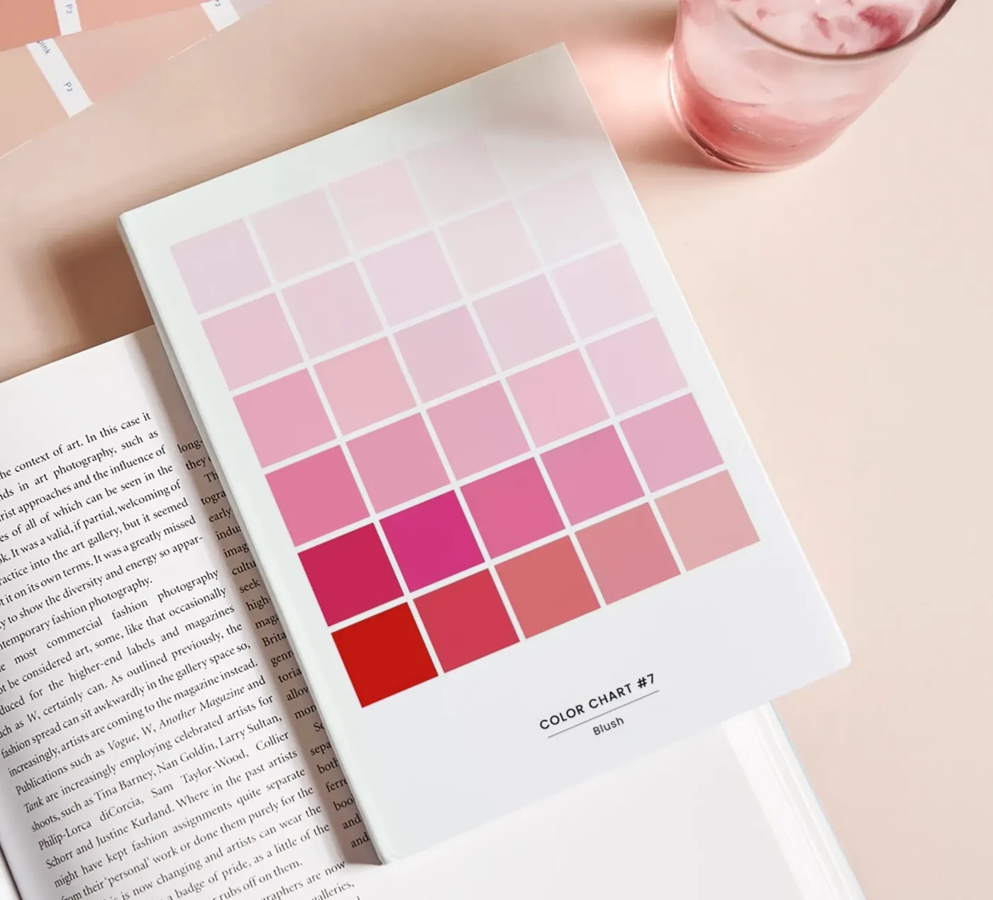 Blush notebook by daylight design studio