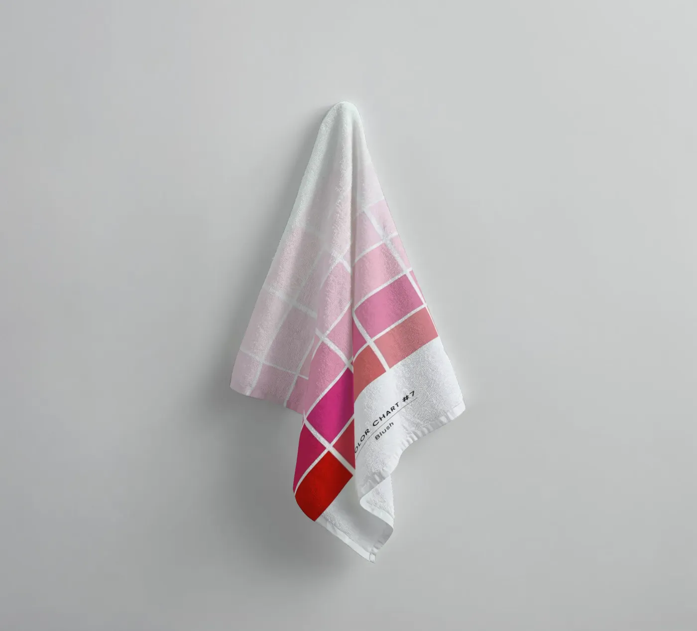 Blush towel by daylight design studio