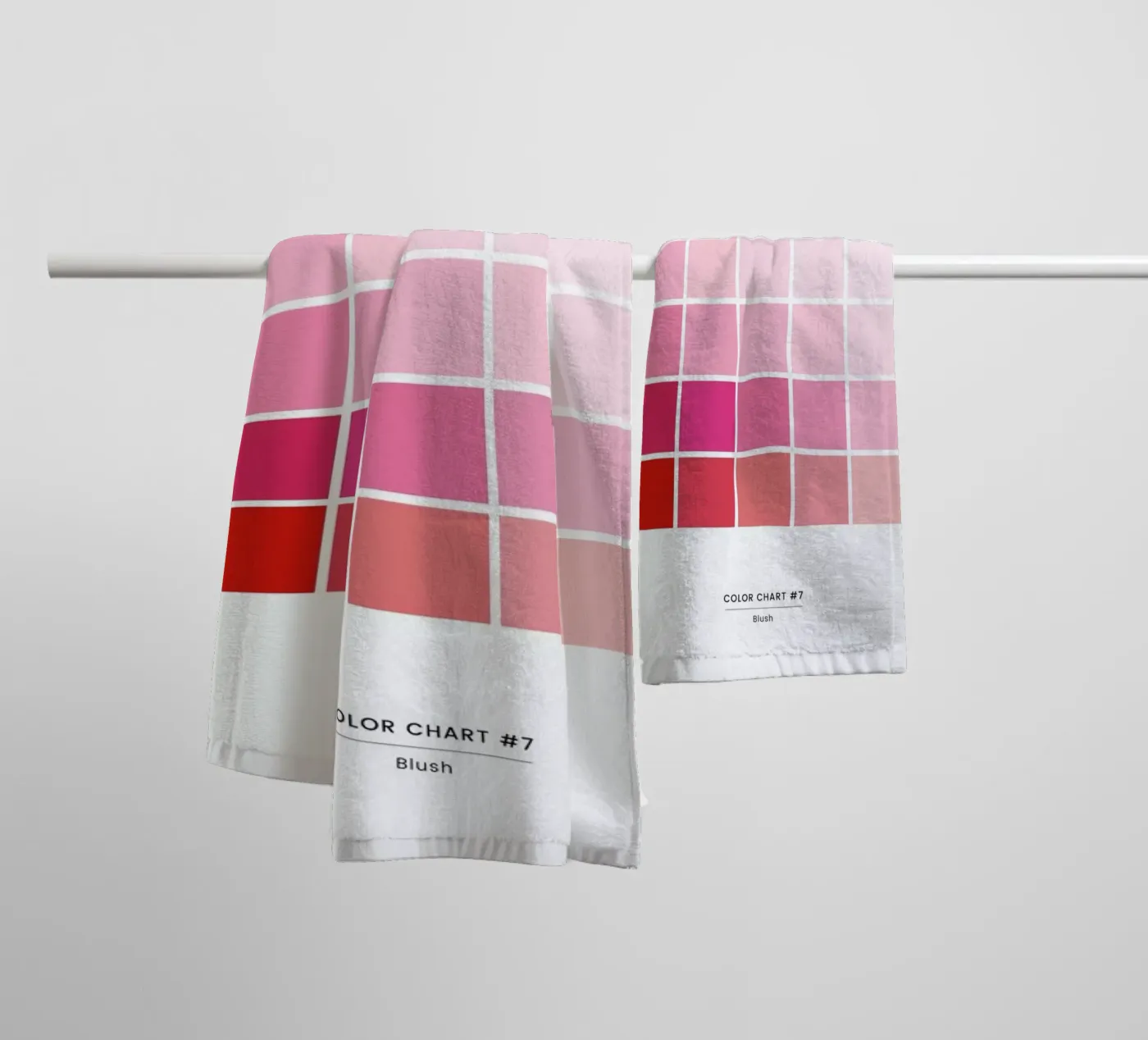 Blush towel by daylight design studio