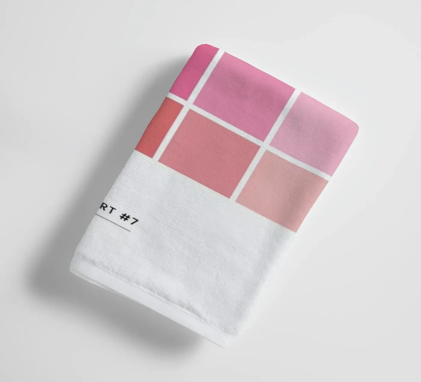 Blush towel by daylight design studio