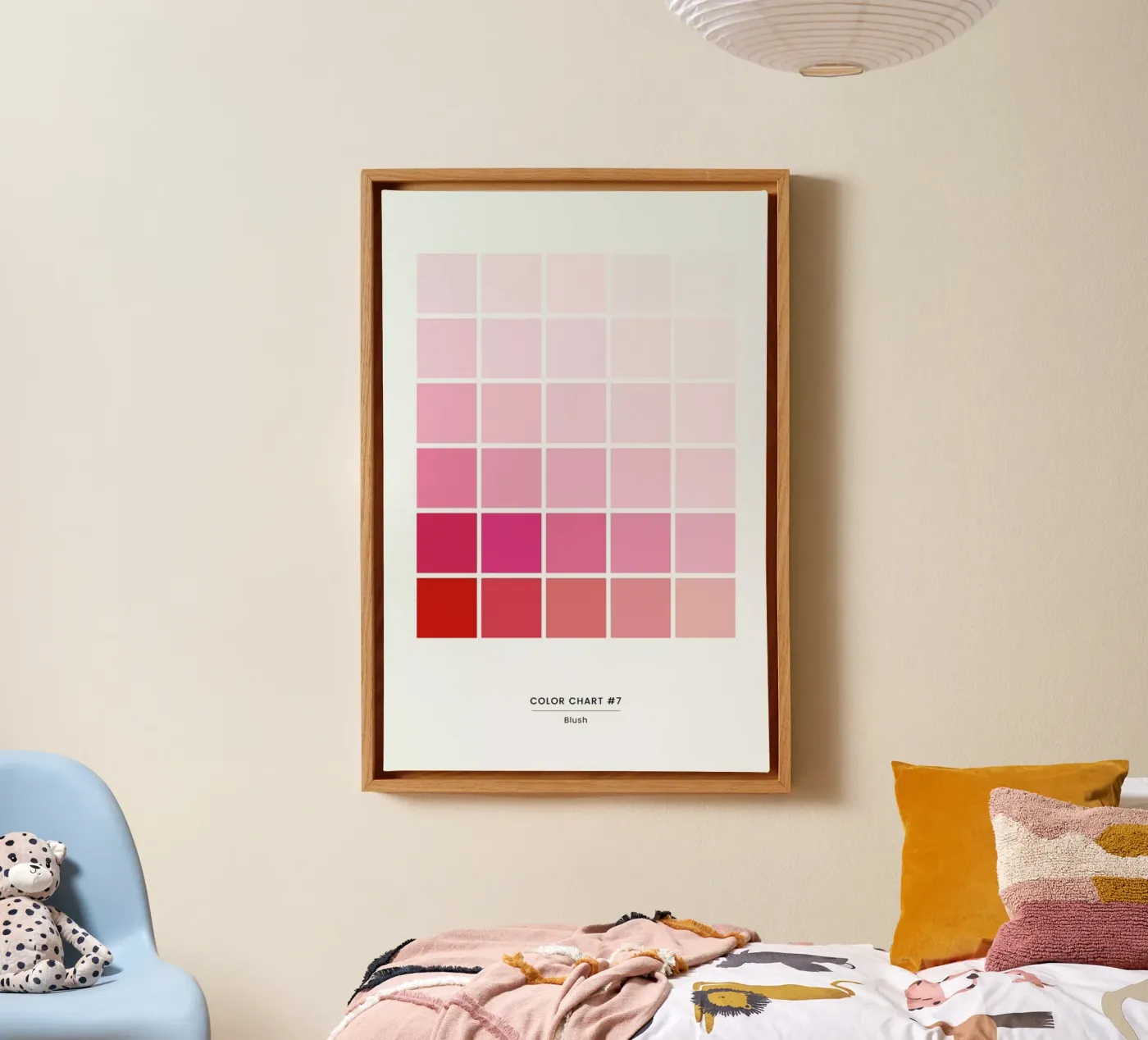 Blush canvas by daylight design studio