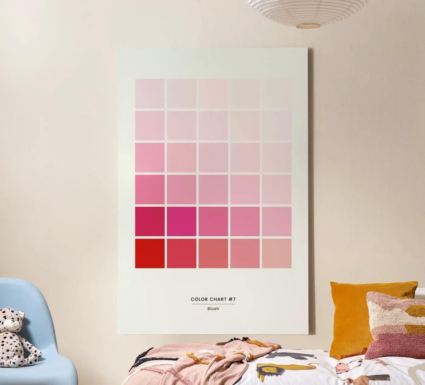 Blush canvas by daylight design studio