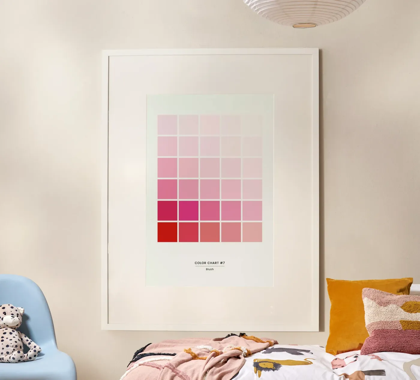 Blush poster by daylight design studio